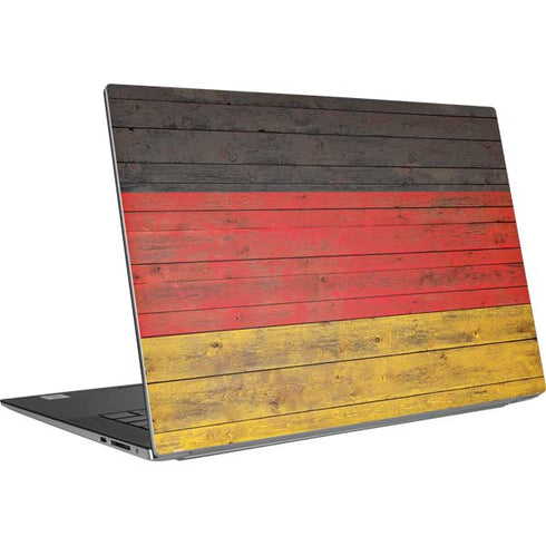 German Flag Dark Wood Dell XPS Skin